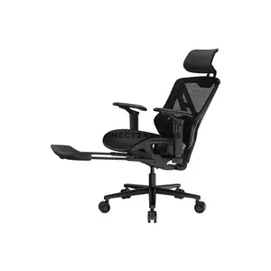 COUGAR SPEEDER NEO Ergonomic Gaming Chair with Chenille Yarn Mesh Backrest, Multi-Layer Cushioning Seat, 3D Hyperrotation Armrests, Adjustable Lumbar Support, Retractable Footrest & Class 4 Gas Lift