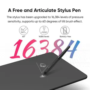 XP-Pen Deco 01 V3 Graphics Tablet, Digital Drawing Tablet, Battery-Free Stylus Support, Precision Creative Input Device, Professional Tablet for Digital Art, Illustration and Design