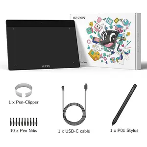 XP-Pen Deco Fun L Graphics Tablet, Digital Drawing Tablet, Battery-Free Stylus Support, Large Active Area Design, Creative Input Device for Digital Art and Learning