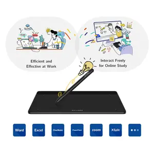 XP-Pen Deco Fun S Graphics Tablet, Compact Digital Drawing Tablet, Battery-Free Stylus Support, Portable Creative Input Device for Digital Art, Illustration and Education