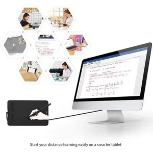 XP-Pen Deco Mini7W Wireless Graphics Tablet, Compact Digital Drawing Tablet, Wireless Connectivity, Battery-Free Stylus Support, Portable Creative Tablet for Digital Art and Illustration