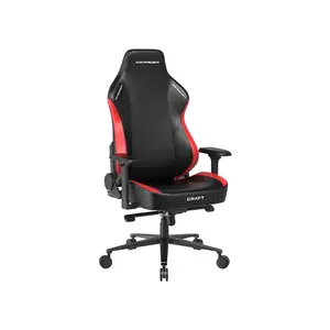DXRacer CRAFT Series Extra Large Gaming Chair Black Red Edition, Premium Ergonomic Design, Adjustable Comfort Features, High-Density Foam Support, Professional Gaming and Office Chair