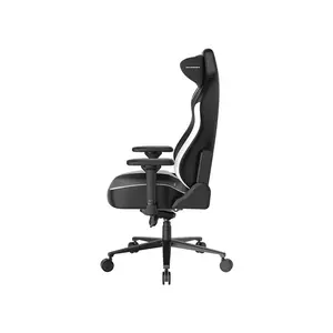 DXRacer CRAFT Series Extra Large Gaming Chair Black White Edition, Premium Ergonomic Design, Adjustable Comfort Features, High-Density Foam Support, Professional Gaming and Office Chair