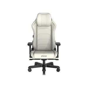 DXRacer MASTER Series Ergonomic Gaming Chair White Edition, Premium Adjustable Design, Advanced Ergonomic Support, High-Comfort Gaming and Professional Office Chair
