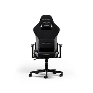 DXRacer PRINCE Series Large Gaming Chair Black Grey Edition, Ergonomic Racing Style Design, Adjustable Comfort Features, Premium Gaming and Office Chair