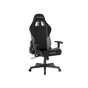 DXRacer PRINCE Series Large Gaming Chair Black Grey Edition, Ergonomic Racing Style Design, Adjustable Comfort Features, Premium Gaming and Office Chair