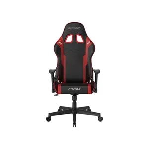 DXRacer PRINCE Series Large Gaming Chair Black Red Edition, Ergonomic Racing Style Design, Adjustable Comfort Features, Premium Gaming and Office Chair