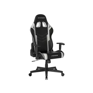 DXRacer PRINCE Series Large Gaming Chair Black White Edition, Ergonomic Racing Style Design, Adjustable Comfort Features, Premium Gaming and Office Chair