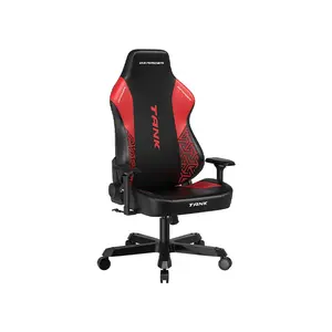 DXRacer TANK Series Gaming Chair Black Red Edition, Heavy-Duty Ergonomic Design, Extra-Large Comfort Support, Premium Gaming and Office Chair