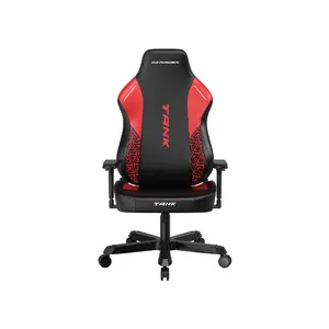 DXRacer TANK Series Gaming Chair Black Red Edition, Heavy-Duty Ergonomic Design, Extra-Large Comfort Support, Premium Gaming and Office Chair