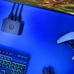 Elgato HD60 X External Capture Card, 4K60 HDR10 Game Capture Device, Ultra-Low Latency Streaming Performance, Professional Content Creation Capture Solution