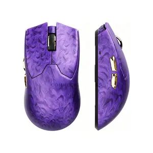 EWEADN Z7 Wireless Gaming Mouse Purple, Dual-Mode Connectivity, Bluetooth + 2.4GHz Wireless Gaming Mouse, Lightweight Ergonomic Gaming Mouse
