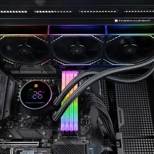 Thermalright Frozen Magic 360 Digital ARGB V2 360mm AIO Liquid CPU Cooler, Triple Fan High Performance Water Cooling System with Digital Display and ARGB Lighting