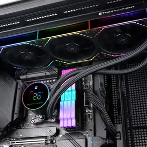 Thermalright Frozen Magic 360 Digital ARGB V2 360mm AIO Liquid CPU Cooler, Triple Fan High Performance Water Cooling System with Digital Display and ARGB Lighting