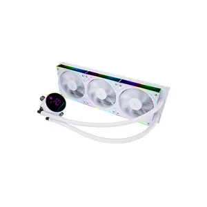 Thermalright Frozen Magic 360 Digital ARGB V2 360mm AIO Liquid CPU Cooler, Triple Fan High Performance Water Cooling System with Digital Display and ARGB Lighting