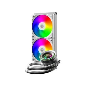 ID-COOLING FX240 INF 240mm Liquid CPU Cooler, Dual Fan AIO Water Cooling System with Infinity Mirror ARGB Lighting