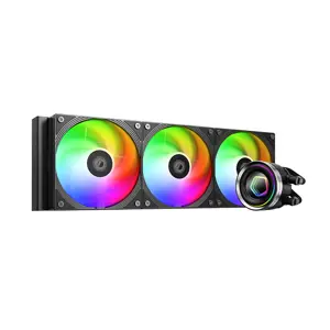 ID-COOLING FX360 INF 360mm Liquid CPU Cooler, Triple Fan AIO Water Cooling System with Infinity Mirror ARGB Lighting
