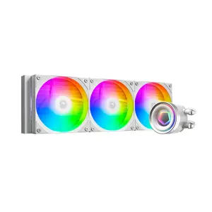 ID-COOLING FX360 INF 360mm Liquid CPU Cooler, Triple Fan AIO Water Cooling System with Infinity Mirror ARGB Lighting