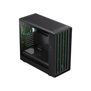 GameMax CLAW 460 Mid Tower Gaming PC Case Black Edition, Tempered Glass Gaming Chassis, High-Airflow Design, Premium Gaming and Performance PC Case