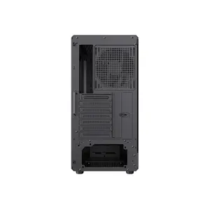 GameMax CLAW 460 Mid Tower Gaming PC Case Black Edition, Tempered Glass Gaming Chassis, High-Airflow Design, Premium Gaming and Performance PC Case