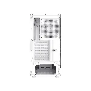 GameMax CLAW 460 White Mid Tower Gaming PC Case, Tempered Glass Gaming Chassis, High-Airflow Design, Premium Gaming and Performance PC Case