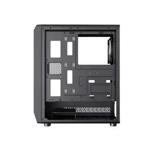 GameMax FORGE AB Premium Mid Tower ATX Gaming PC Case, Tempered Glass High-Airflow Chassis, Premium Cooling Design, Gaming and Performance PC Case