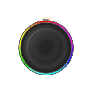 GameMax GAMMA 200 RGB Top Flow CPU Air Cooler Black Edition, RGB Low-Profile Cooling System, Compact Top-Down Heatsink Design, Efficient CPU Air Cooling Solution