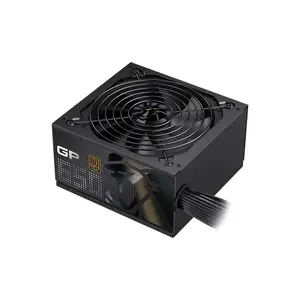 GameMax GP 650B 650W Gaming Power Supply Black Edition, 80 PLUS Bronze Certified Efficiency, Reliable Power Delivery Design, High-Performance ATX PSU for Gaming Systems