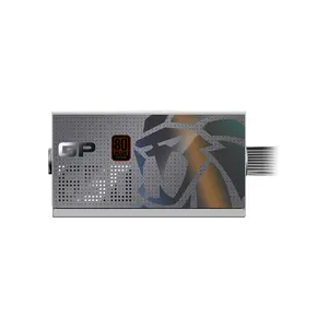 GameMax GP 650B HW 650W Gaming Power Supply White Edition, 80 PLUS Bronze Certified Efficiency, Reliable Power Delivery Design, High-Performance ATX PSU for Gaming Systems