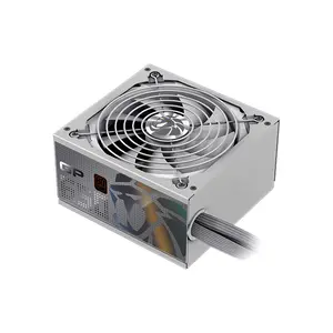 GameMax GP 650B HW 650W Gaming Power Supply White Edition, 80 PLUS Bronze Certified Efficiency, Reliable Power Delivery Design, High-Performance ATX PSU for Gaming Systems