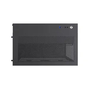 GameMax INFINITY Black ATX Mid Tower RGB Gaming PC Case, Tempered Glass RGB Chassis, High-Airflow Design, Showcase Gaming and Performance PC Case