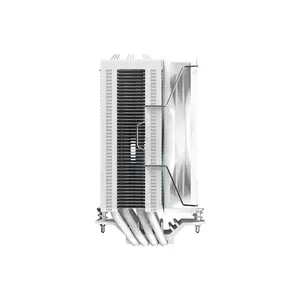 GameMax SIGMA 520 Digital Tower CPU Air Cooler White Edition, Digital Display Monitoring Design, Tower Heatsink Cooling System, High-Performance CPU Air Cooler