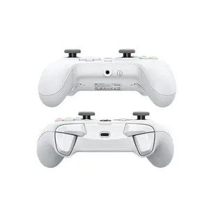 GameSir G7 HE Elite White Wired Gaming Controller for Xbox Series X|S, Xbox One & PC, Anti-Drift Hall Effect Sticks, Hall Effect Magnetic Triggers, E-Sport Micro Switch Face Buttons, 2 Remappable Back Buttons, 4 Rumble Motors, 3.5mm Audio Jack