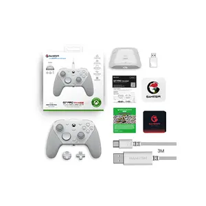 GameSir G7 Pro Mech White Tri-Mode Gaming Controller for Xbox Series X|S, Xbox One, PC & Android, Mag-Res TMR Anti-Drift Sticks, Hall Effect Analog Triggers with Micro Switch Trigger Stops, Optical Micro Switch ABXY Buttons, Mechanical D-Pad, 1000Hz 