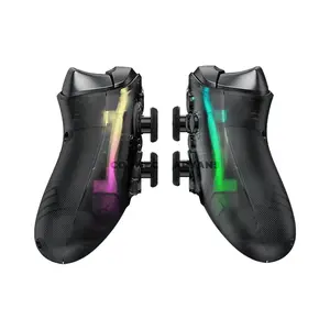 GameSir Kaleid Transparent RGB Wired Gaming Controller for Xbox Series X|S, Xbox One & PC, Anti-Drift Hall Effect Sticks, Hall Effect Analog Triggers, Microswitch ABXY Buttons, 2 Mappable Back Buttons, 4 Rumble Motors, 3.5mm Audio Jack & 3m cable