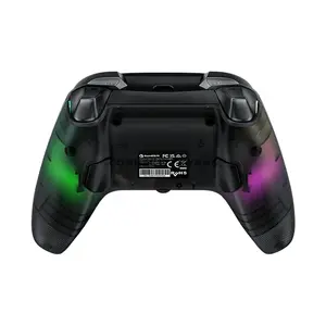 GameSir Kaleid Transparent RGB Wired Gaming Controller for Xbox Series X|S, Xbox One & PC, Anti-Drift Hall Effect Sticks, Hall Effect Analog Triggers, Microswitch ABXY Buttons, 2 Mappable Back Buttons, 4 Rumble Motors, 3.5mm Audio Jack & 3m cable