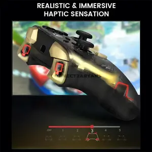 GameSir Kaleid Flux Transparent RGB Wired Gaming Controller for Xbox Series X|S, Xbox One & PC, Anti-Drift Hall Effect Sticks, Hall Effect Analog Triggers, Membrane ABXY Buttons, 2 Mappable Back Buttons, 4 Rumble Motors, Customizable RGB Lighting 
