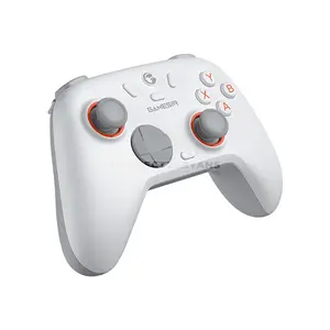 GameSir Nova Lite 2 Luminous White Multiplatform Wireless Gaming Controller, Hall Effect Sticks & Triggers, Mechanical Circular D-Pad, 1000Hz Polling Rate, Trigger Stops, 2 Macro Back Buttons, Bluetooth / 2.4GHz / USB-C