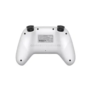 GameSir Nova Lite Domino White Multiplatform Wireless Gaming Controller, Anti-Drift Hall Effect Sticks, Analog Triggers, Bluetooth, 2.4GHz Wireless Dongle & Wired Connectivity, 20Hz Turbo Function, Dual Rumble Motors, 600mAh Battery