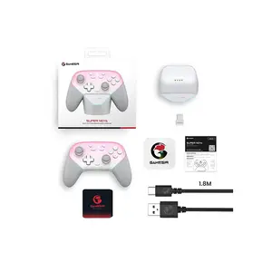 GameSir Super Nova Whipped Pink Wireless Gaming Controller, Hall Effect Sticks & Triggers, 1000Hz Polling, Bluetooth, 2.4GHz & Wired, 2 Mappable Back Buttons, 1000mAh Battery, RGB & Charging Station GameSir