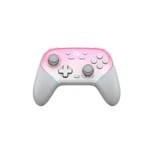 GameSir Super Nova Whipped Pink Wireless Gaming Controller, Hall Effect Sticks & Triggers, 1000Hz Polling, Bluetooth, 2.4GHz & Wired, 2 Mappable Back Buttons, 1000mAh Battery, RGB & Charging Station GameSir
