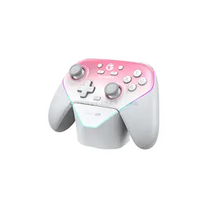 GameSir Super Nova Whipped Pink Wireless Gaming Controller, Hall Effect Sticks & Triggers, 1000Hz Polling, Bluetooth, 2.4GHz & Wired, 2 Mappable Back Buttons, 1000mAh Battery, RGB & Charging Station GameSir