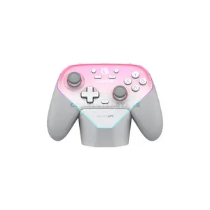 GameSir Super Nova Whipped Pink Wireless Gaming Controller, Hall Effect Sticks & Triggers, 1000Hz Polling, Bluetooth, 2.4GHz & Wired, 2 Mappable Back Buttons, 1000mAh Battery, RGB & Charging Station GameSir