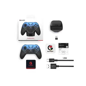 GameSir Super Nova Nightfall Blue Wireless Gaming Controller, Hall Effect Sticks & Triggers, 1000Hz Polling, Bluetooth, 2.4GHz & Wired, 2 Mappable Back Buttons, 1000mAh Battery, RGB & Charging Station