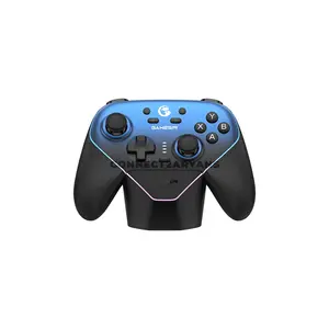 GameSir Super Nova Nightfall Blue Wireless Gaming Controller, Hall Effect Sticks & Triggers, 1000Hz Polling, Bluetooth, 2.4GHz & Wired, 2 Mappable Back Buttons, 1000mAh Battery, RGB & Charging Station