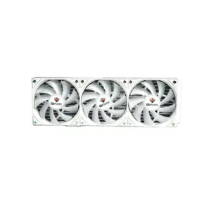 GFURY GF 360 Hurrican 360mm ARGB Liquid CPU Cooler, White Edition, Triple Fan AIO Water Cooling System with Addressable RGB Lighting