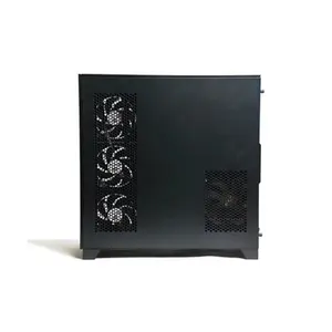 GFURY Mighty GF 300 Black Gaming Case, Tempered Glass Mid-Tower Chassis, Optimized High-Airflow Cooling Layout, Performance Gaming PC Case