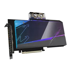 GIGABYTE AORUS GeForce RTX 4070 Ti XTREME WATERFORCE WB 12G Graphics Card, 12GB GDDR6X, 7680 CUDA Cores, 2700MHz Boost Clock, WATERFORCE Water Block Cooling, PCIe 4.0 Graphics Card