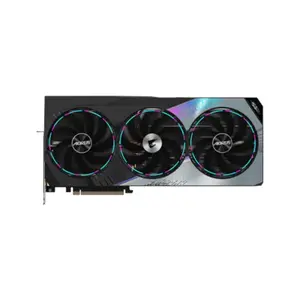 GIGABYTE AORUS GeForce RTX 4080 SUPER MASTER 16G Graphics Card, 16GB GDDR6X, 10240 CUDA Cores, 2625MHz Boost Clock, WINDFORCE Triple-Fan Cooling, PCIe 4.0 Graphics Card