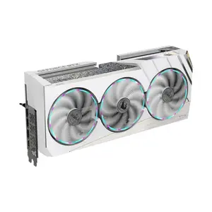 GIGABYTE AORUS GeForce RTX 4080 SUPER XTREME ICE 16G Graphics Card, 16GB GDDR6X, 10240 CUDA Cores, 2700MHz Boost Clock, WINDFORCE Triple-Fan Cooling, PCIe 4.0 Graphics Card